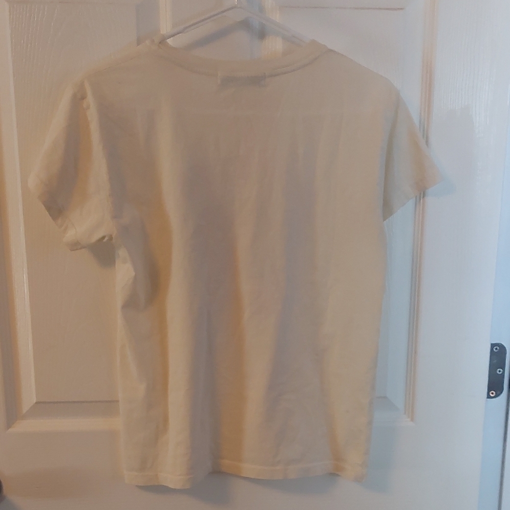 Anthropologie LetLuv White Fleetwood Mac Tee with Red Graphic NWT - Picture 4 of 5